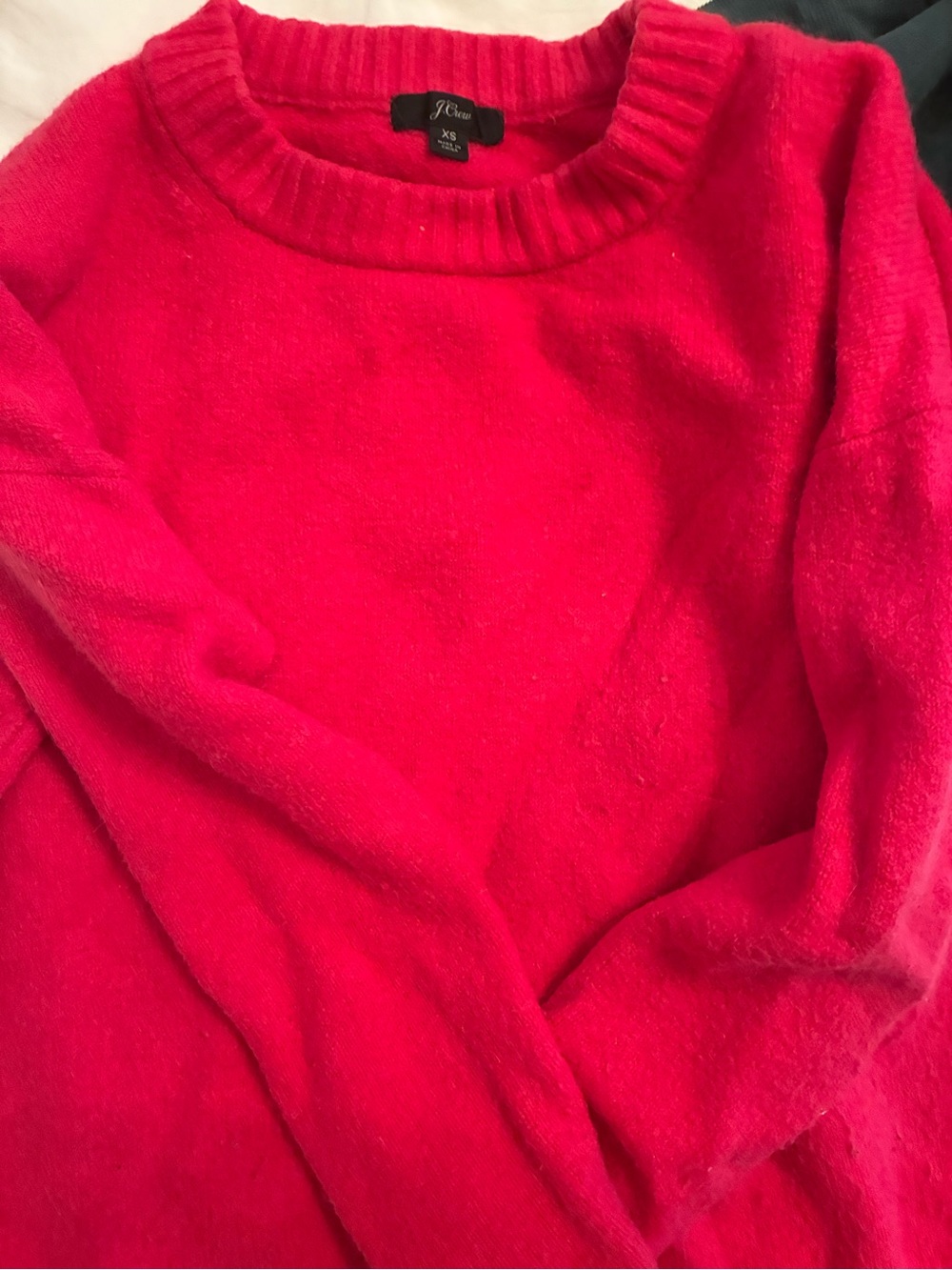 J. Crew Women's Crewneck Sweater in Hot Pink